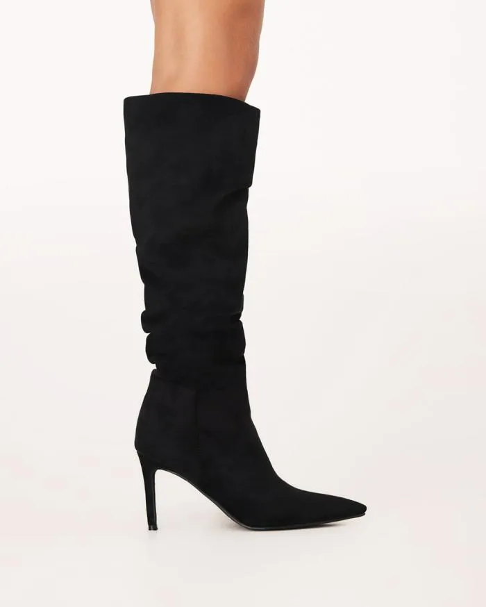 Boots Billini Knee High Boots RAISA BLACK SUEDE