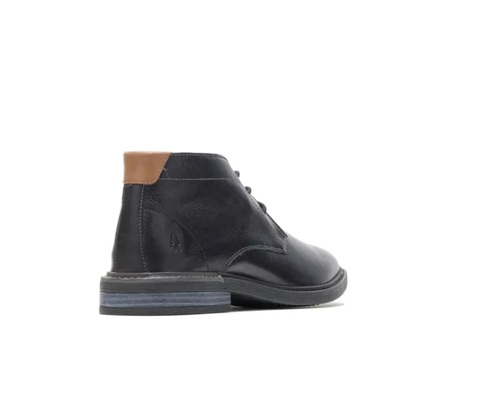 Boots Hush Puppies Men Davis Chukka Boot Black Leather Boots Hush Puppies Men Davis Chukka Boot Black Leather