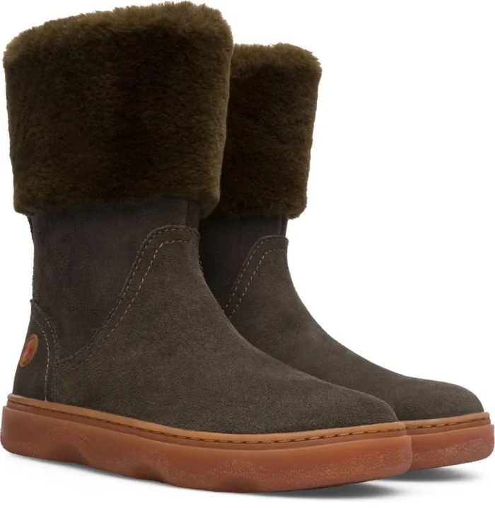 Boots Kids Camper Kiddo Dark Grey Mid Boot For Girls