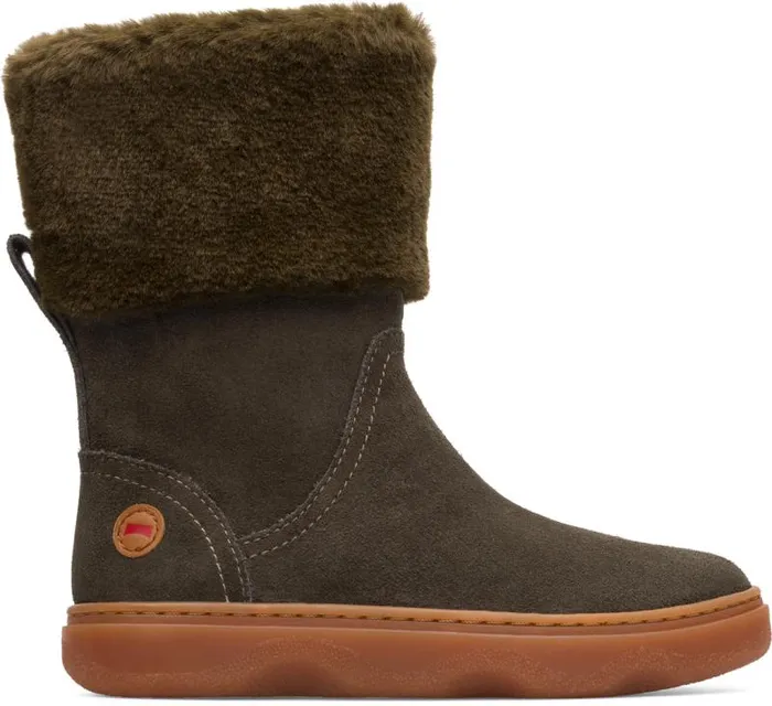 Boots Kids Camper Kiddo Dark Grey Mid Boot For Girls