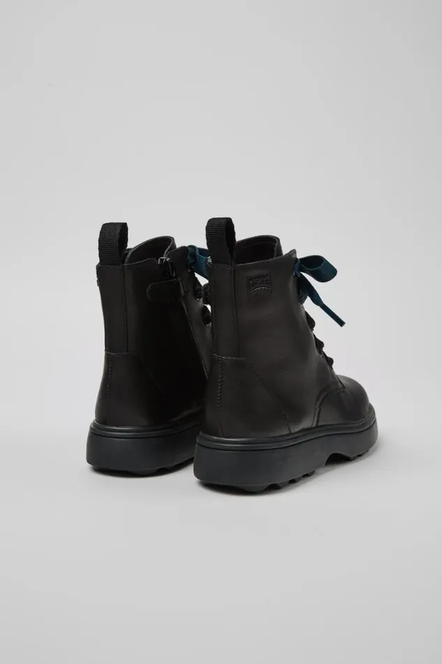Boots Kids Camper Norte Black Leather Ankle Boots Boots Kids Camper Norte Black Leather Ankle Boots