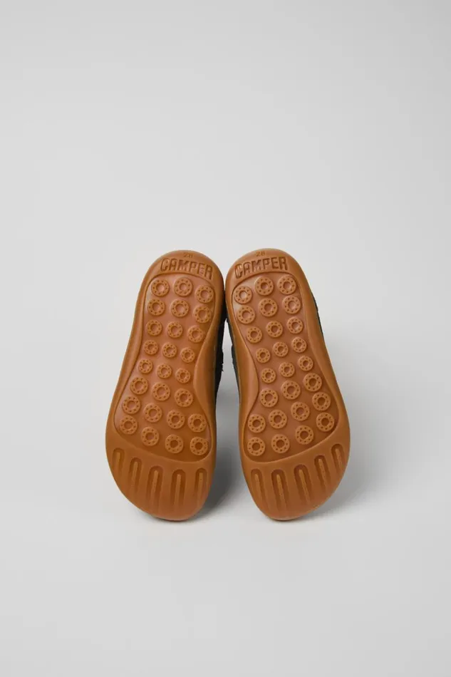 Boots Kids Camper Peu Grey Nubuck And Leather Boots Boots Kids Camper Peu Grey Nubuck And Leather Boots