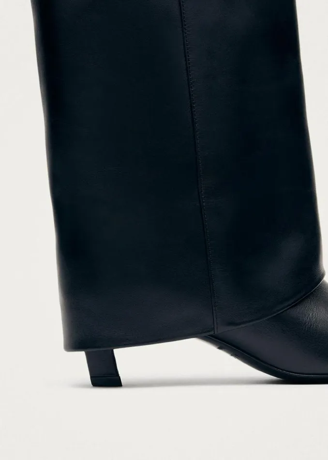 Boots Women ALOHAS Evita Black Leather Boots