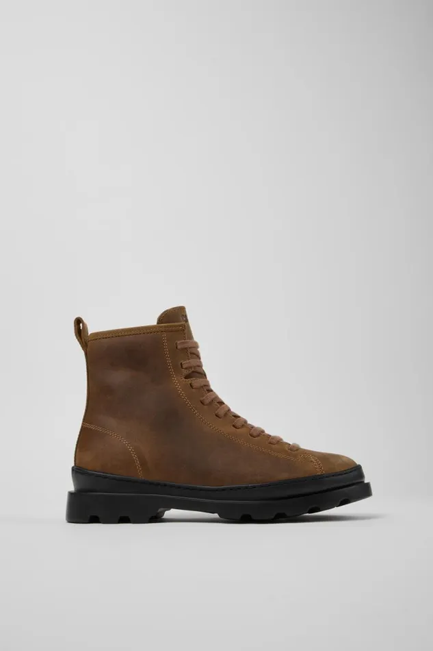 Boots Women Camper Brutus Brown Nubuck Boots
