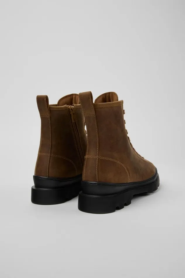 Boots Women Camper Brutus Brown Nubuck Boots