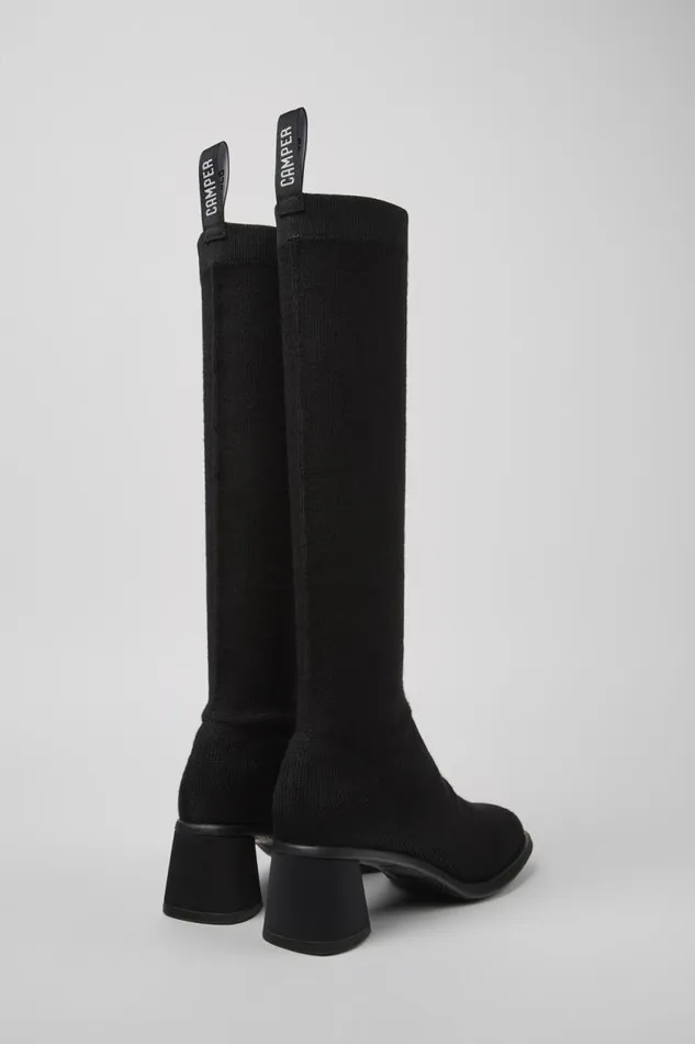 Boots Women Camper Kiara TENCEL Black Textile Highboot Boots Women Camper Kiara TENCEL Black Textile Highboot