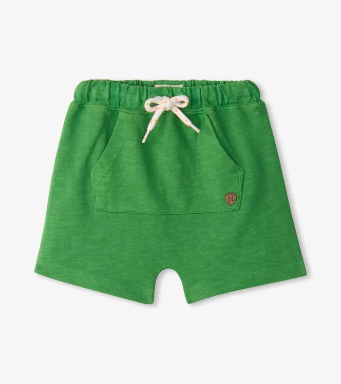 Bottoms Baby and Toddler Hatley Baby and Toddler Boys Camp Green Kangaroo Shorts