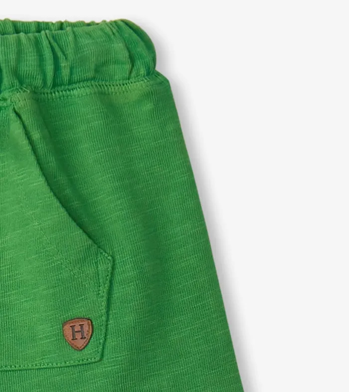 Bottoms Baby and Toddler Hatley Baby and Toddler Boys Camp Green Kangaroo Shorts