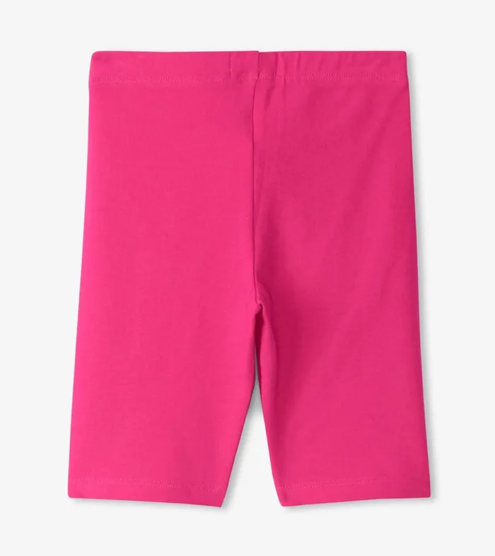 Bottoms Girls Hatley Girls Fuschia Bike Shorts