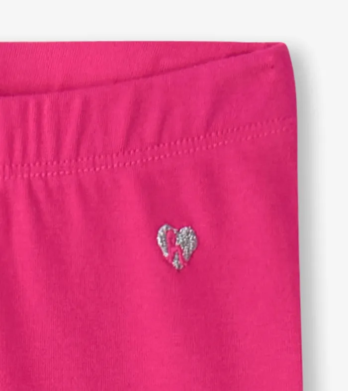 Bottoms Girls Hatley Girls Fuschia Bike Shorts
