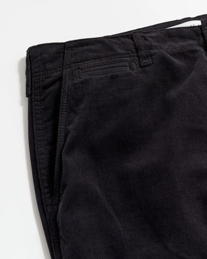 Bottoms Men Billy Reid Cord Chino Pant Black