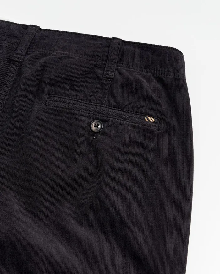 Bottoms Men Billy Reid Cord Chino Pant Black