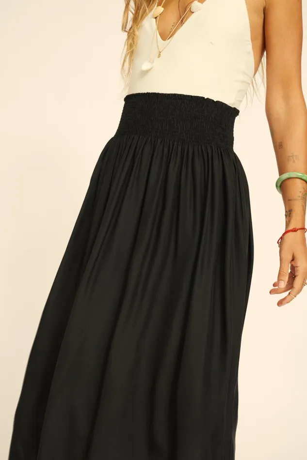 Bottoms Shop Natalie Martin BELLA SKIRT Black Silk