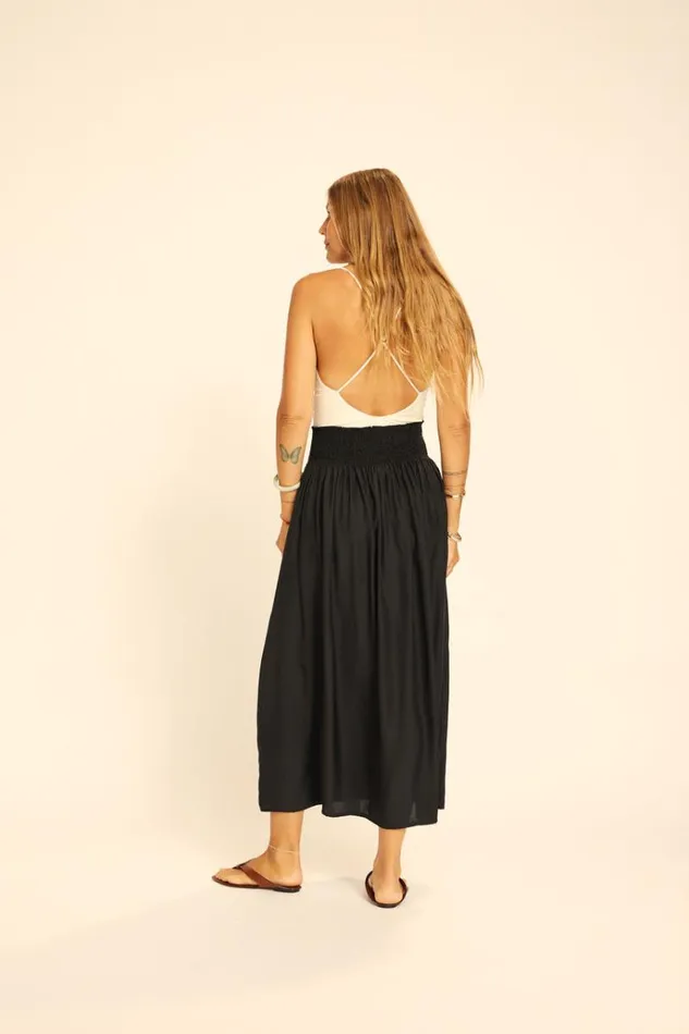 Bottoms Shop Natalie Martin BELLA SKIRT Black Silk