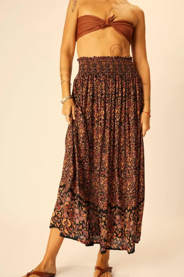 Bottoms Shop Natalie Martin BELLA SKIRT Petite Fleur Noire