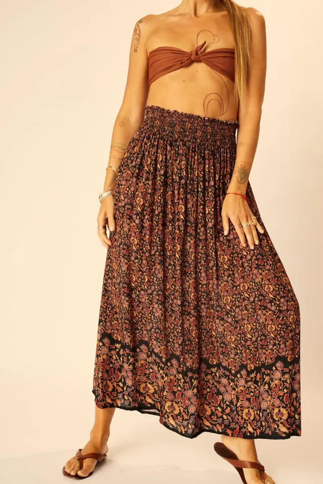 Bottoms Shop Natalie Martin BELLA SKIRT Petite Fleur Noire