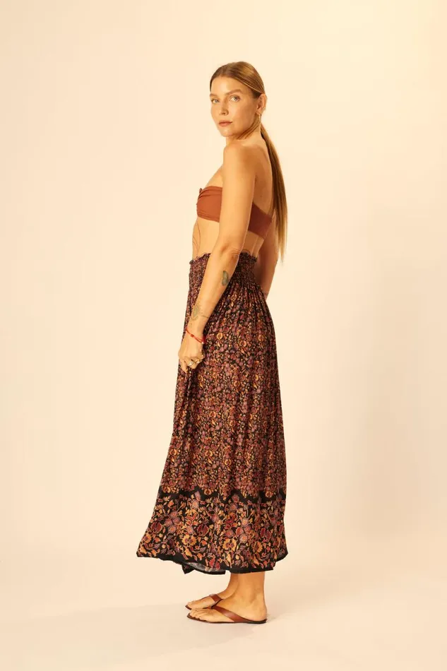 Bottoms Shop Natalie Martin BELLA SKIRT Petite Fleur Noire