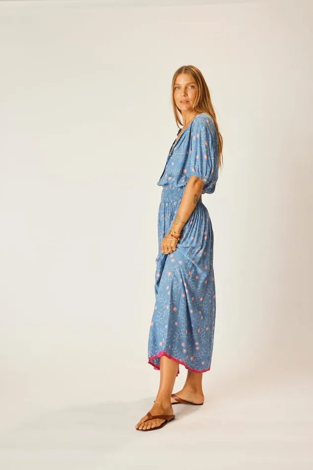 Bottoms Shop Natalie Martin BELLA SKIRT Pinwheel Denim