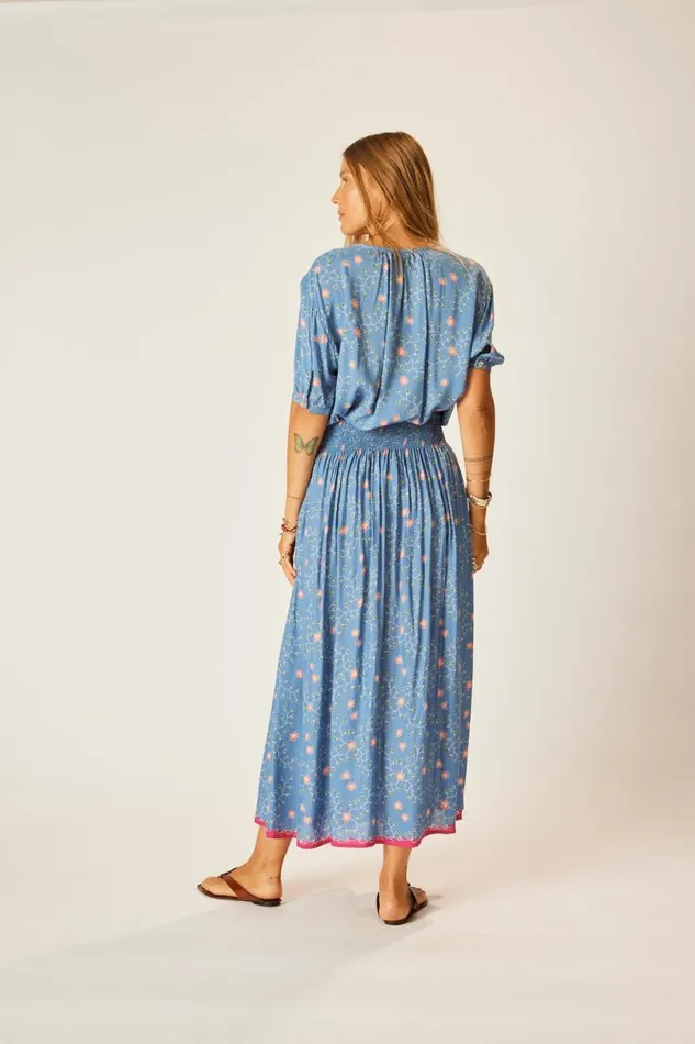 Bottoms Shop Natalie Martin BELLA SKIRT Pinwheel Denim