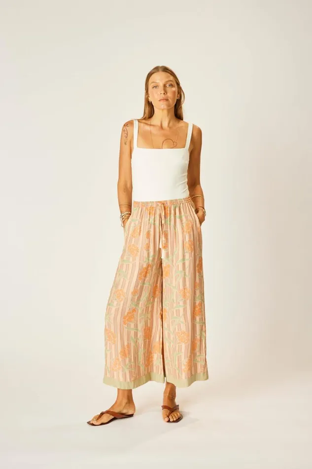 Bottoms Shop Natalie Martin LAUREN PANT Chamomile Apricot