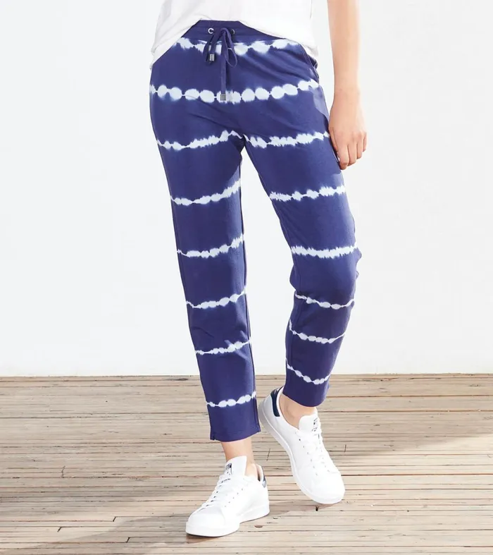 Bottoms Women Hatley Adrien Joggers 8211 Navy Tie Dye