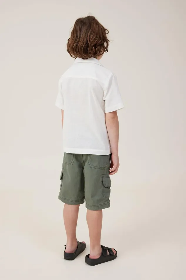 Boys 214 Shorts Cotton On Cargo Short Swag Green