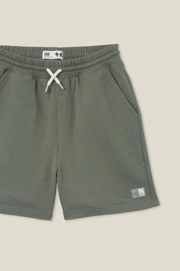Boys 214 Shorts Cotton On Hudson Slouch Short Swag Green Core