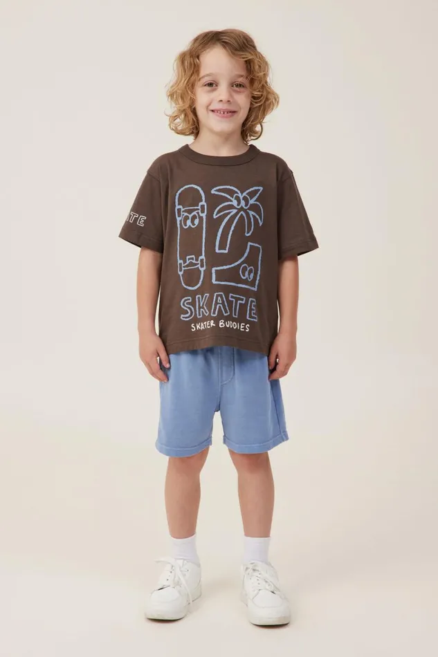 Boys 214 Tops and TShirts Cotton On Jonny Short Sleeve Print Tee Hot Choccyskate
