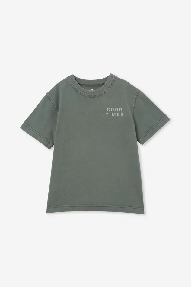Boys 214 Tops and TShirts Cotton On Jonny Short Sleeve Print Tee Swag Greengood Times