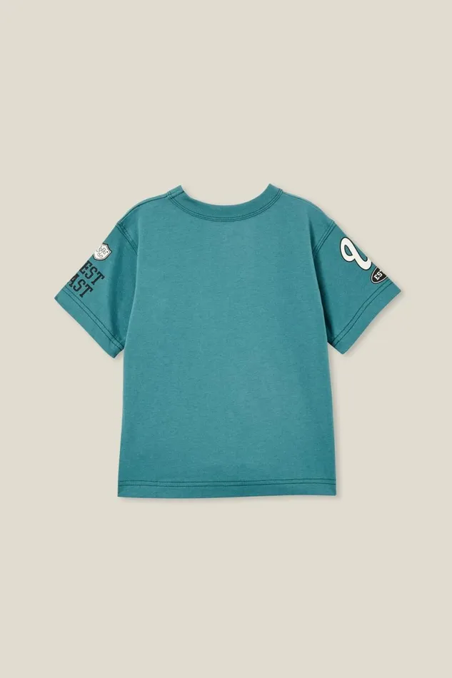 Boys 214 Tops and TShirts Cotton On Jonny Short Sleeve Print Tee Turtle Greenwest Coast 98
