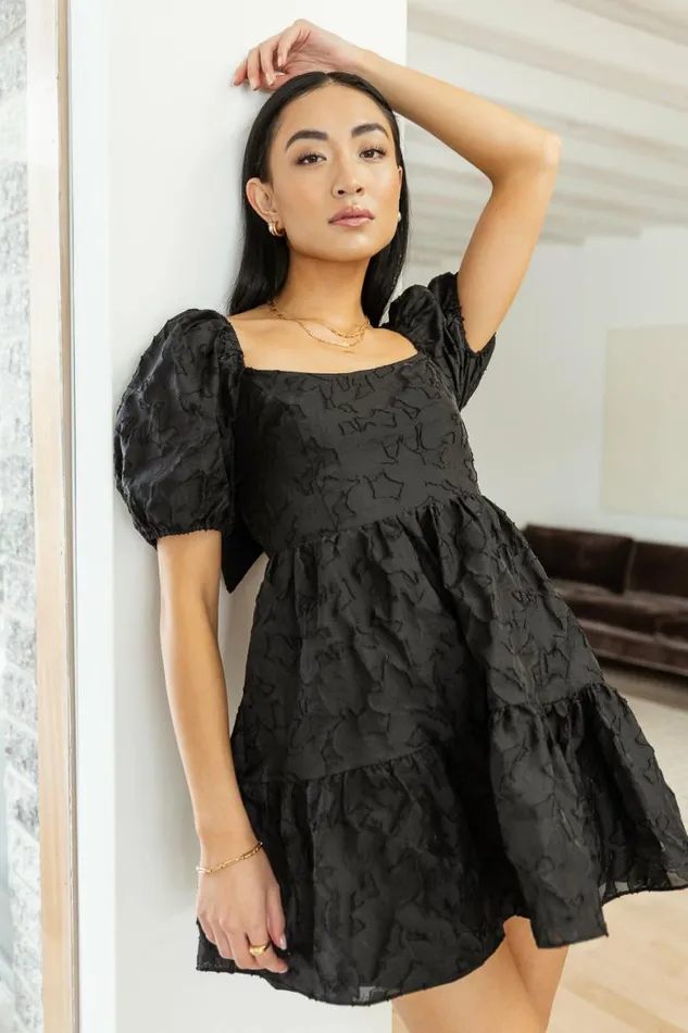 Bristol Mini Dress In Black Black Women Bohme Dresses