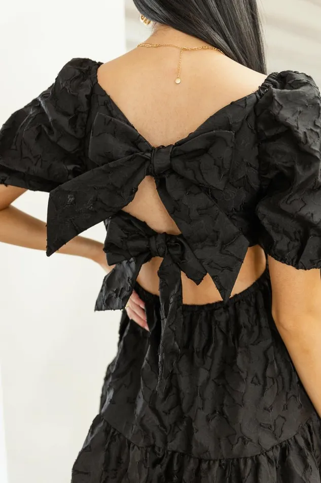 Bristol Mini Dress In Black Black Women Bohme Dresses
