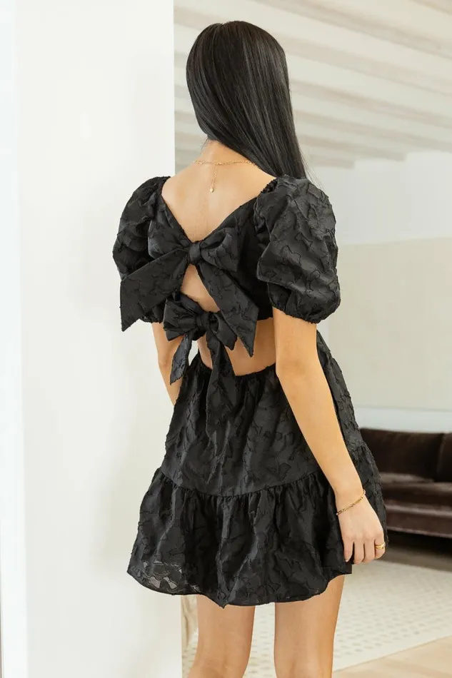 Bristol Mini Dress In Black Black Women Bohme Dresses