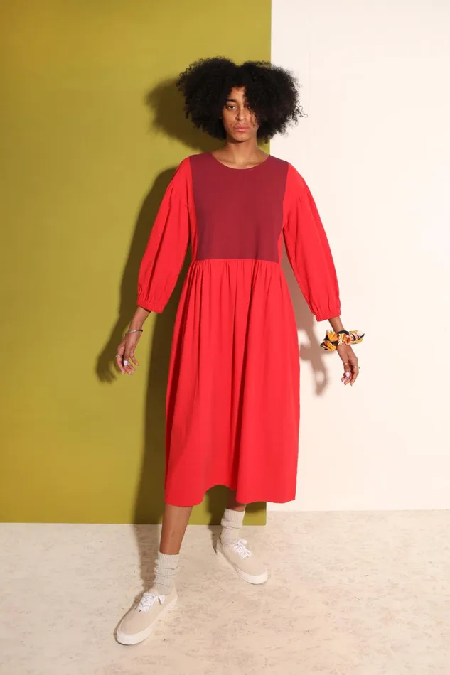 Calder Dress Cherry Womens LF Markey Dresses
