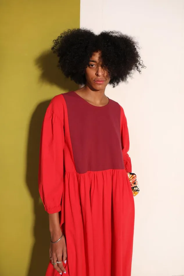 Calder Dress Cherry Womens LF Markey Dresses