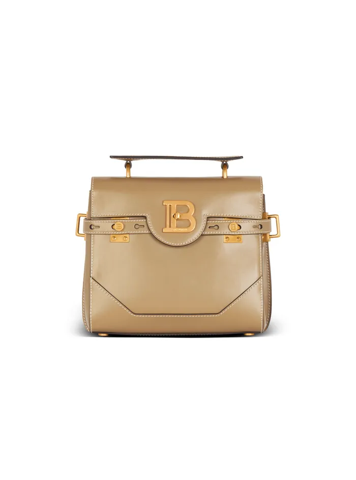 Calfskin BBuzz 23 Bag Brown Women Balmain Handbags