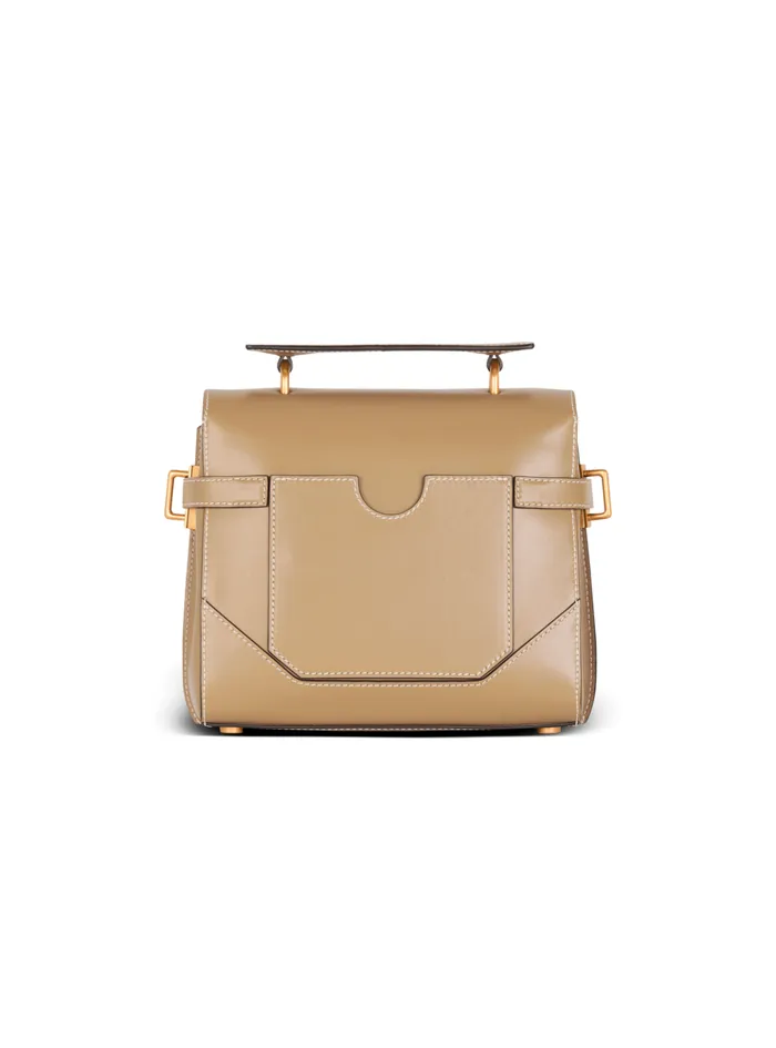 Calfskin BBuzz 23 Bag Brown Women Balmain Handbags