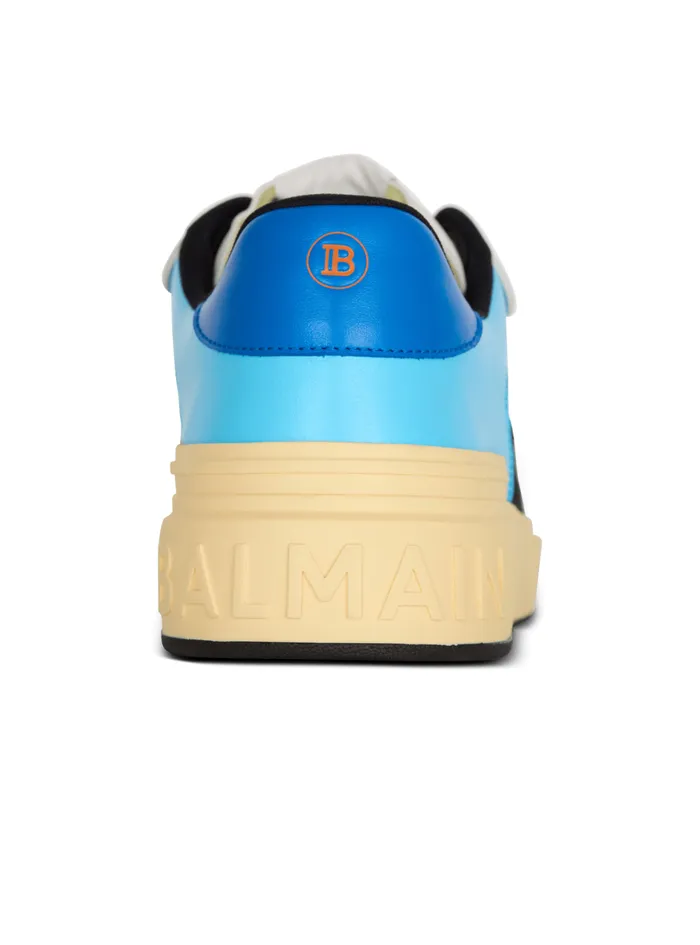Calfskin BCourt Flip Trainers With Prince Gyasi Print Multicolor Men Balmain Sneakers