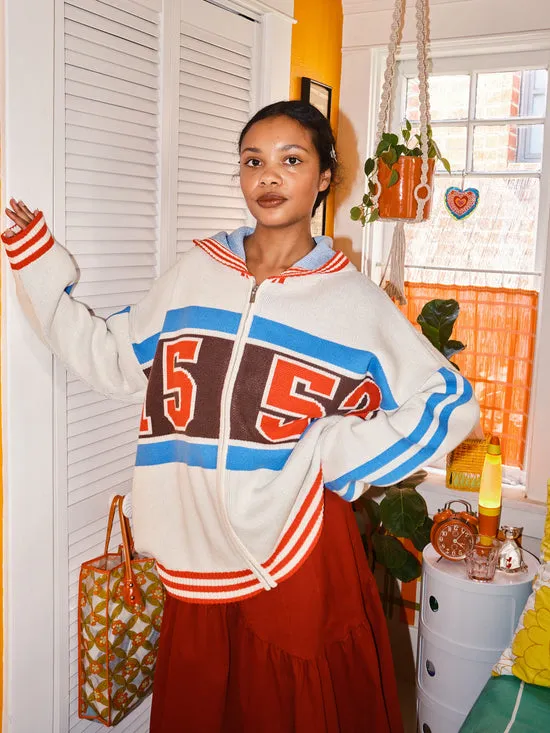 Camden Zipper Hoodie Creme Sweaters Lisa Says Gah Women