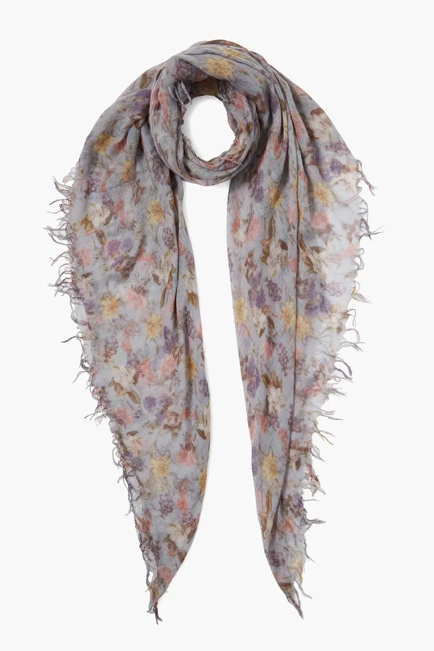 Cashmere And Silk Scarf Plein Air Floral Women Chan Luu Scarves