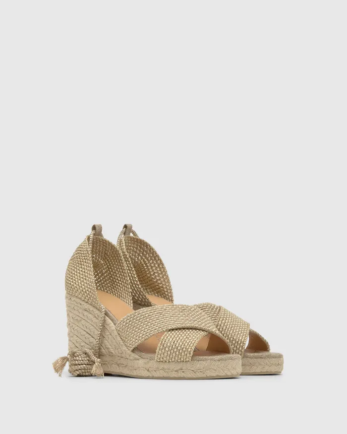 Castaer Becca8256 Oro Women Wedges