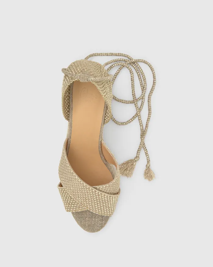 Castaer Becca8256 Oro Women Wedges