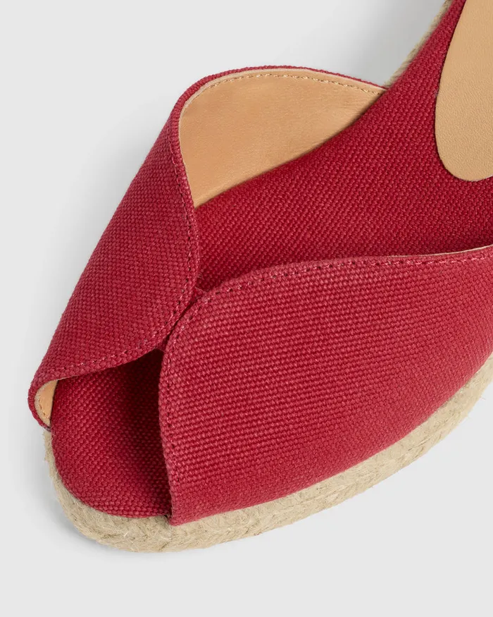 Castaer Bilina6002 Rojo Carmn Women Wedges