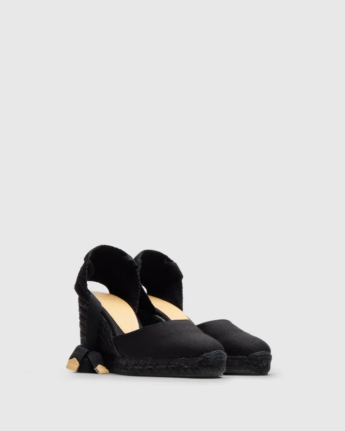 Castaer Carina C8001 Negro Women Wedges