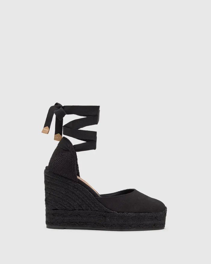 Castaer Carina C8ed001 Negro Women Wedges