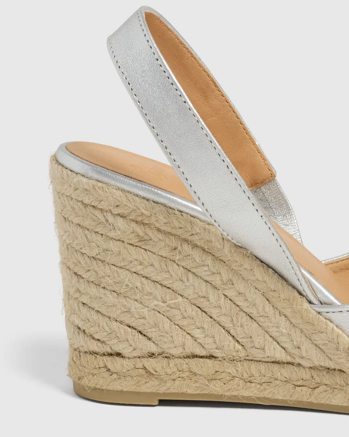 Castaer Carissa8118 Plata Women Wedges