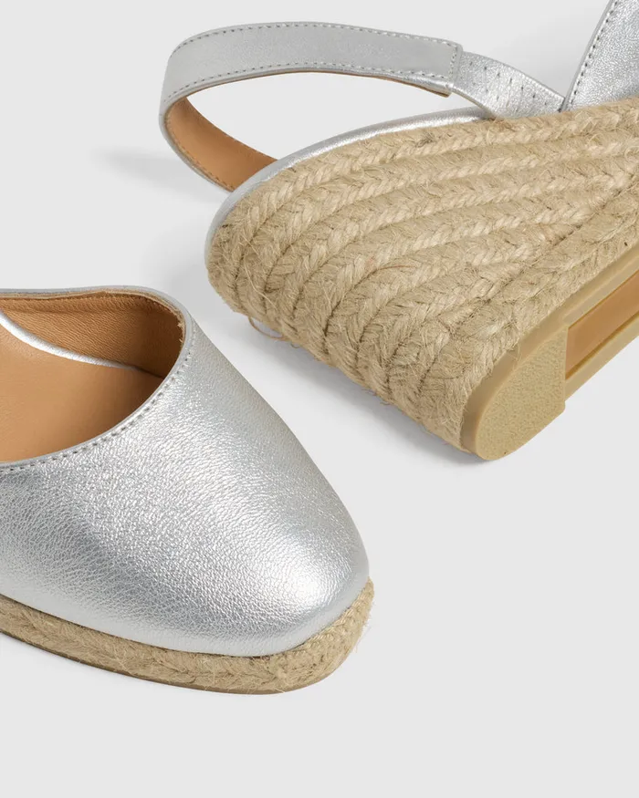 Castaer Carissa8118 Plata Women Wedges