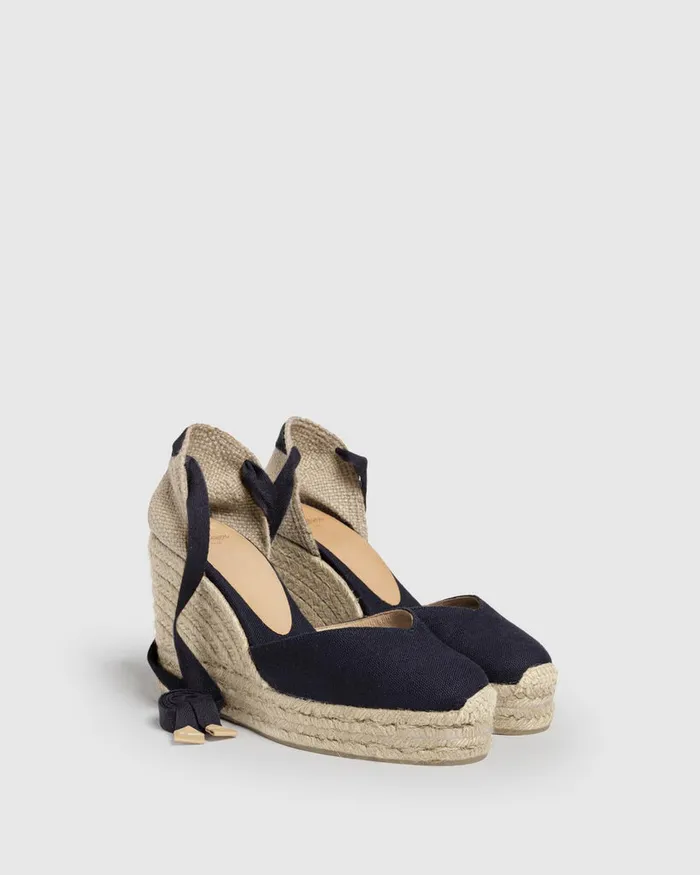 Castaer Chiara8ed001 Azul Marino Women Wedges