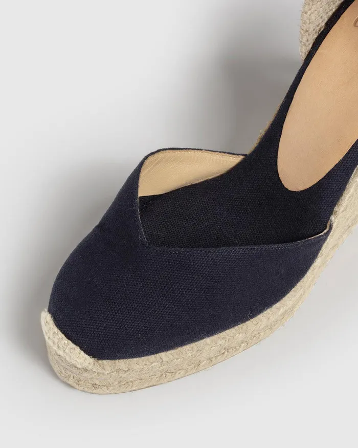 Castaer Chiara8ed001 Azul Marino Women Wedges