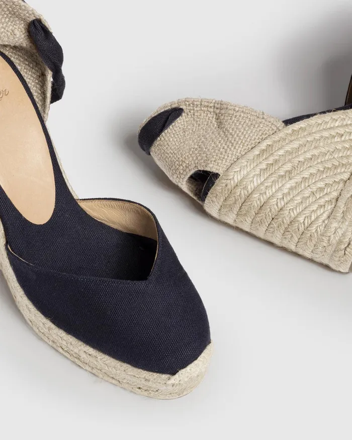 Castaer Chiara8ed001 Azul Marino Women Wedges